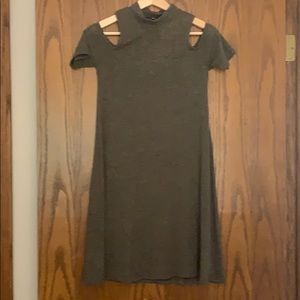 Aqua above knee dress